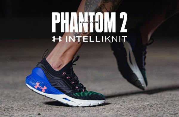 Under Armour เปิดตัว UA HOVR Phantom 2 Intelliknit รองเท้าวิ่งที่ผสานหน้าผ้า  UA IntelliKnit  ที่นุ่ม ยืดหยุ่น ระบายอากาศได้ดี เข้ากับ UA HOVR Phantom 2 ตัวดัง