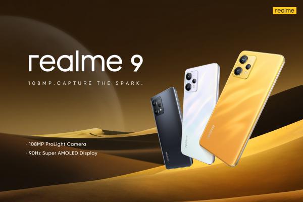 realme 9 โดดเด่นด้วยกล้อง ProLight Camera 108MP   มาพร้อมเซ็นเซอร์รับภาพ Samsung ISOCELL HM6 ใหม่ล่าสุด พบกับงานเปิดตัว 3 พฤษภาคมนี้ 