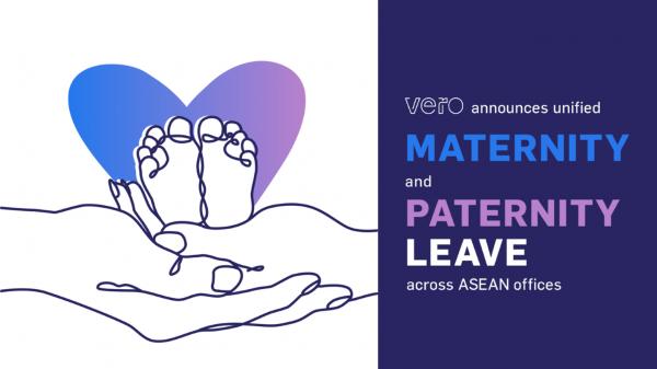 วีโร่ประกาศนโยบายใหม่เพื่อสนับสนุนครอบครัววัยทำงานทั่วอาเซียน ให้คุณแม่ลาคลอดบุตรได้นานสูงสุด 6 เดือน และให้คุณพ่อลาเพื่อเลี้ยงดูบุตรได้ 1 เดือน