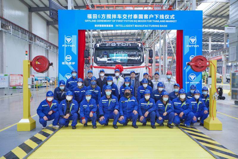 ซีพี โฟตอน ประเดิมนำเข้า “Mixer 270 รถผสมปูนสำเร็จ” ล็อตแรก จากฐานการผลิตประเทศจีน  