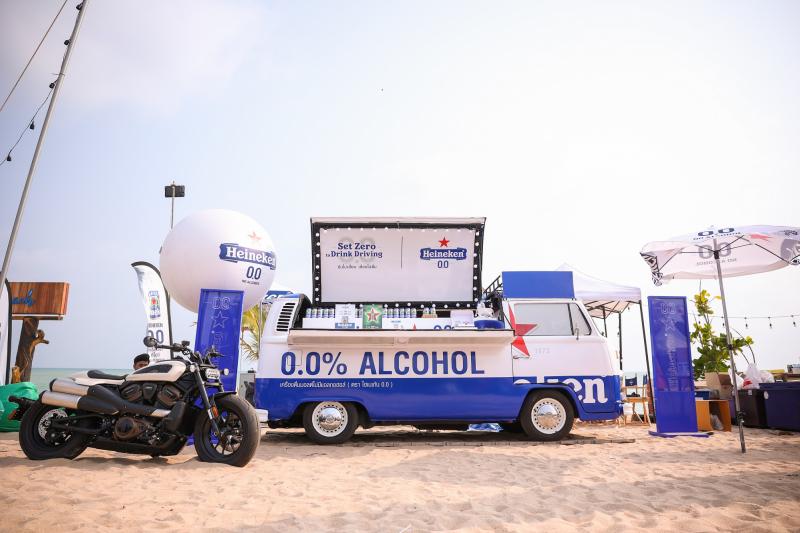 ไฮเนเก้น 0.0 เครื่องดื่มมอลต์ไม่มีแอลกอฮอล์ บุกงาน “Gypsy Beach Camp 3”  ชวนแก๊งค์ไบค์เกอร์ เปิดประสบการณ์ “Set Zero to Drink Driving”
