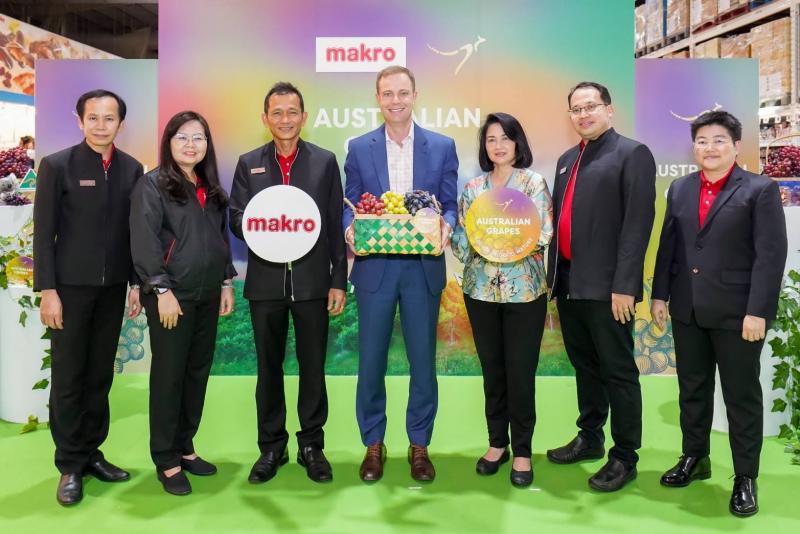 แม็คโคร เปิดฤดูกาลองุ่นออสเตรเลีย The Launch of Australian Table Grape Season นำผลผลิตคุณภาพดี ส่งตรงถึงไทย รับธุรกิจ โรงแรม ร้านอาหาร ฟื้นตัว กำลังซื้อคึกคัก