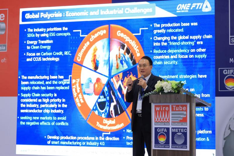 เมสเซ่ ดุสเซลดอร์ฟ เอเชีย ส่ง 4 มหกรรมสินค้าและนวัตกรรม โครงสร้างพื้นฐานครั้งสำคัญ ของอาเซียน “wire & Tube - GIFA & METEC Southeast Asia 2023” ผลักดันความยั่งยืนสู่ภาคอุตสาหกรรมในประเทศไทยและภูมิภาค