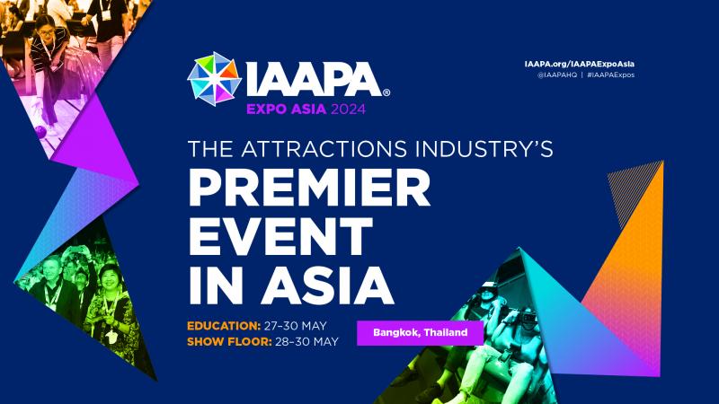 สุดยอดงานแสดงสินค้าอุตสาหกรรมสวนสนุกและสถานที่ท่องเที่ยวจากทั่วโลก IAAPA Expo Asia 2024