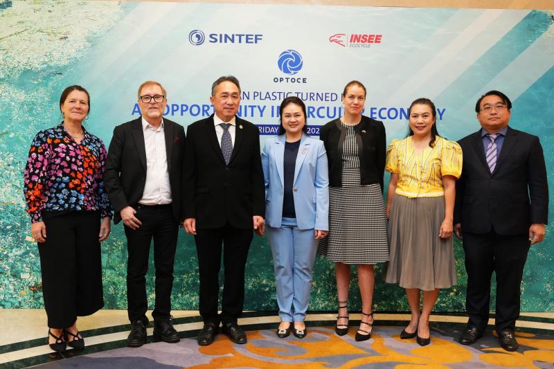 เผยความร่วมมือระหว่างสถาบันวิจัย SINTEF จากนอร์เวย์ และ อินทรี อีโคไซเคิล เสนอแนวทางลดการรั่วไหลของขยะพลาสติกสู่ทะเล