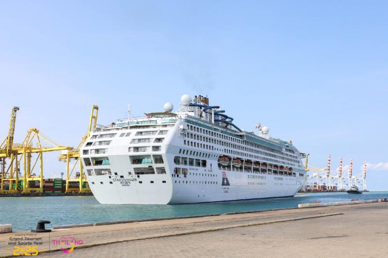 ททท. ผนึกกำลัง StarDream Cruises นำเรือสำราญ Star Voyager ให้บริการขึ้นลงที่ไทยเป็นครั้งแรก เส้นทางแหลมฉบัง-เกาะสมุย-สิงคโปร์-แหลมฉบัง หวังกระตุ้นนักท่องเที่ยวคุณภาพ ขับเคลื่อนประเทศไทยสู่การเป็นจุดหมายปลายทางการท่องเที่ยวเรือสำราญระดับโลก ททท. ผนึกกำลัง StarDream Cruises นำเรือสำราญ Star Voyager ให้บริการขึ้นลงที่ไทยเป็นครั้งแรก เส้นทางแหลมฉบัง-เกาะสมุย-สิงคโปร์-แหลมฉบัง หวังกระตุ้นนักท่องเที่ยวคุณภาพ ขับเคลื่อนประเทศไทยสู่การเป็นจุดหมายปลายทางการท่องเที่ยวเรือสำราญระดับโลก