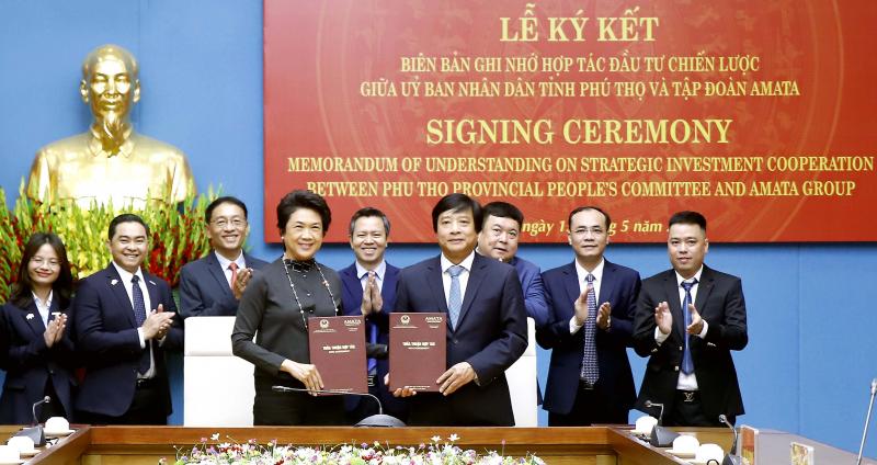 ”อมตะ วีเอ็น” ขยายพอร์ตเวียดนามเหนือ จับมือรัฐบาลฟู้เถาะ ยกระดับเศรษฐกิจภูมิภาค หนุนพัฒนาเมืองอุตฯ อัจฉริยะยั่งยืน ”อมตะ วีเอ็น” ขยายพอร์ตเวียดนามเหนือ จับมือรัฐบาลฟู้เถาะ ยกระดับเศรษฐกิจภูมิภาค หนุนพัฒนาเมืองอุตฯ อัจฉริยะยั่งยืน