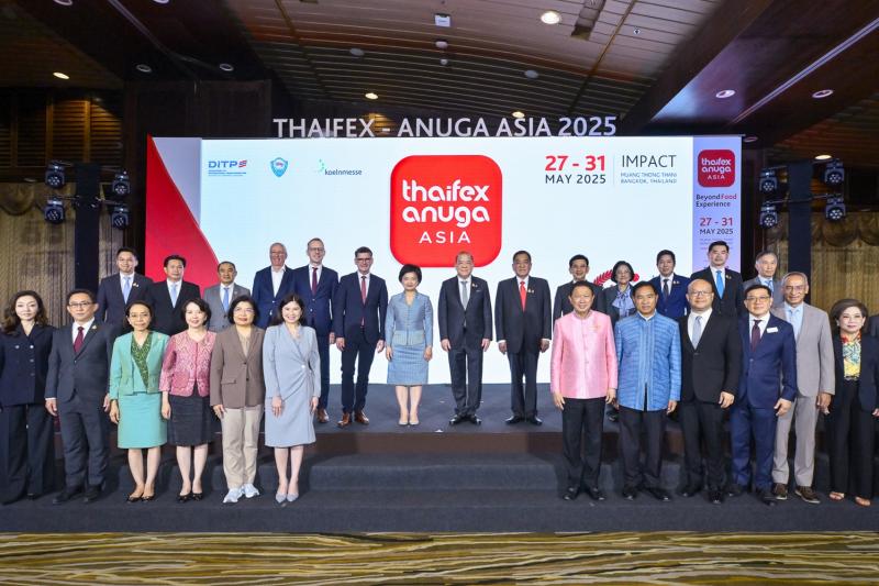 “THAIFEX – ANUGA ASIA 2025” เปิดฉากวันแรก ยิ่งใหญ่ระดับโลก “พิชัย” นำทัพต้อนรับผู้ซื้อจาก 140 ประเทศ หนุนไทยสู่ “ครัวโลก” คาดมูลค่าสั่งซื้อกว่า 98000 ล้านบาท “THAIFEX – ANUGA ASIA 2025” เปิดฉากวันแรก ยิ่งใหญ่ระดับโลก “พิชัย” นำทัพต้อนรับผู้ซื้อจาก 140 ประเทศ หนุนไทยสู่ “ครัวโลก” คาดมูลค่าสั่งซื้อกว่า 98000 ล้านบาท