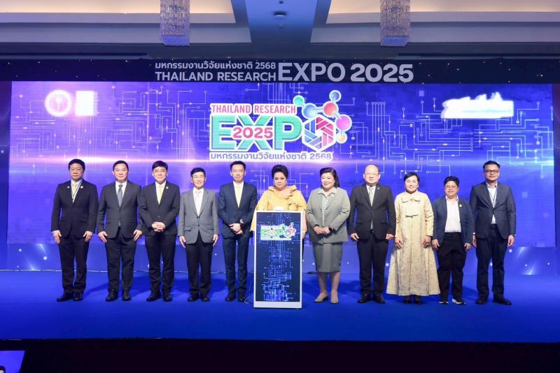 “ศุภมาส” รัฐมนตรีกระทรวง อว. เป็นประธานในพิธีนำเข้าสู่งาน “มหกรรมงานวิจัยแห่งชาติ 2568 (Thailand Research Expo 2025)” ชูวิสัยทัศน์ “Research for All” พลิกโฉมอนาคตไทยด้วยวิทยาศาสตร์ วิจัยและนวัตกรรม