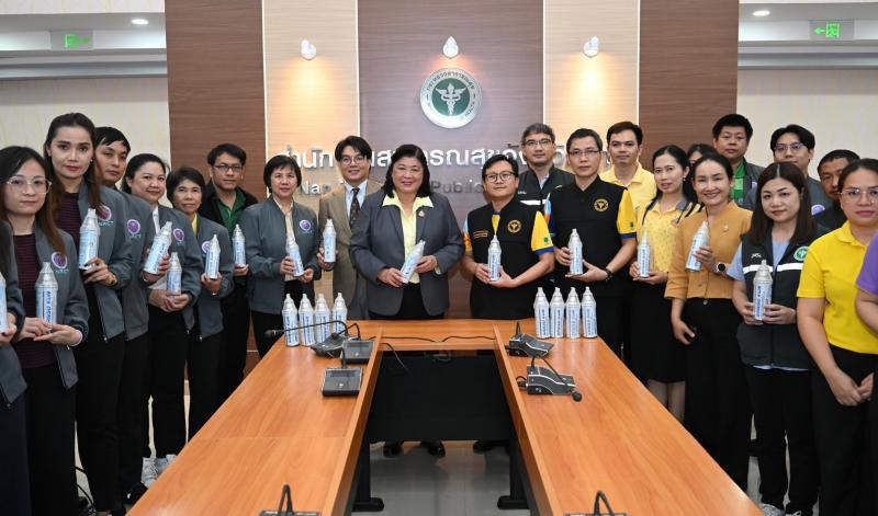 วช. ร่วมกับ มจธ. นำนวัตกรรมออกซิเจนกระป๋อง ช่วยสนับสนุนภารกิจสาธารณสุขจังหวัดน่าน ในการดูแลผู้ป่วย ผู้สูงอายุและกลุ่มเปราะบางในสถานการณ์ภัยพิบัติ