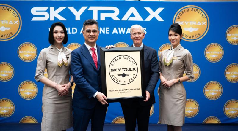 STARLUX Airlines คว้ารางวัลระดับห้าดาวจาก SKYTRAX เดินหน้าขยายเครือข่าย ในอเมริกาเหนือและทั่วโลก STARLUX Airlines คว้ารางวัลระดับห้าดาวจาก SKYTRAX เดินหน้าขยายเครือข่าย ในอเมริกาเหนือและทั่วโลก