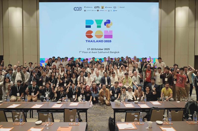 PyCon Thailand 2025 ปิดฉากอย่างงดงาม สะท้อนพลังชุมชนนักพัฒนา Python ในไทยและต่างประเทศ