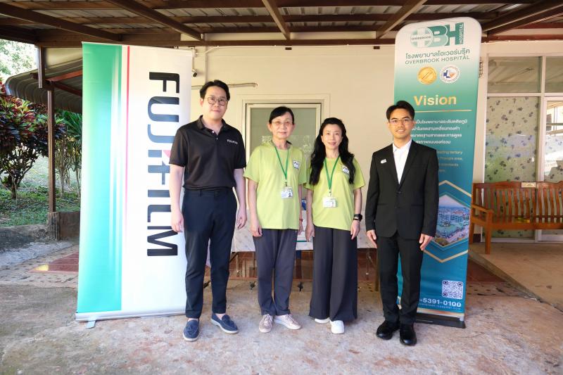 โรงพยาบาลโอเวอร์บรุ๊ค ร่วมกับ Changhua Christian Hospital ออกหน่วยแพทย์เคลื่อนที่ นำเครื่องเอกซเรย์สนับสนุนโดยฟูจิฟิล์ม ลงพื้นที่ จ.เชียงราย เป็นครั้งแรก