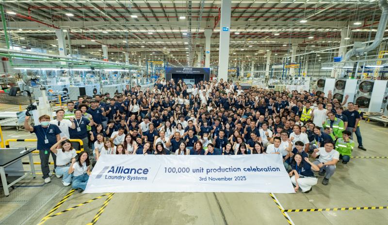 “ALS” ฉลองความสำเร็จ ผลิตครบ 100000 เครื่องในไทย  ก้าวสู่ฮับส่งออกเครื่องซักอบผ้าเชิงพาณิชย์ในเอเชียแปซิฟิก