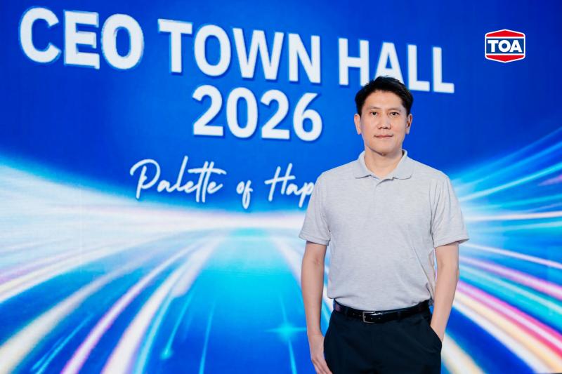 TOA เปิดศักราชปี 69 ประกาศวิชั่นใหม่ ‘แต่งเติมความสุขของการอยู่อาศัยให้ทุกคน’ ชูกลยุทธ์ 5 เสาหลัก - ผสาน AI พัฒนาคน ทรานส์ฟอร์มองค์กร - เดินหน้าพันธกิจรักษ์โลก Net Zero  สู่การเป็นผู้นำ Total Solutions อย่างยั่งยืน