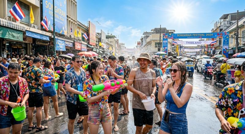 สงกรานต์ระอุ! กรมอุตุฯ เตือน อากาศร้อนจัด ทะลุ 40 องศาเซลเซียส แนะนำประชาชนดูแลสุขภาพ